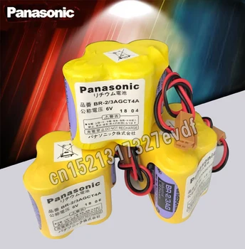 Panasonic Orijinal 20 adet/grup BR-2/3AGCT4A 6v pil PLC BR-2/3AGCT4A lityum iyon piller Kahverengi kemer kanca fişi