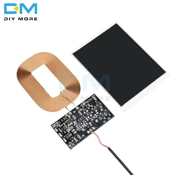Qi Standart Kablosuz Şarj Bobini Alıcı Modülü devre DIY Bobin İçin Telefon İçin Pil 5V 1A 5W Hızlı Hızlı Şarj DIY