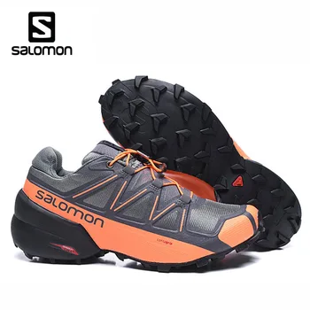 Salomon Hız Çapraz 5 koşu ayakkabıları Erkekler İçin Spor Orijinal Açık Eğitmenler Nefes Spor Atletik eur 40-46