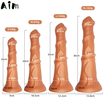 Sıvı silikon büyük popo anal fişler fiş Optimus Prime at kırbaç yapay penis köy oyuncak genişleme anal kadın seks ürünleri yetişkinler
