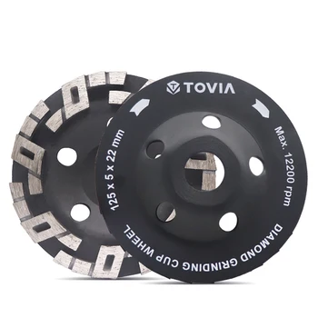 T TOVIA 125mm elmas taşlama tekerleği Parlatma Taş taşlama diski Açı Öğütücü İçin Taş Granit Mermer Lehçe Disk