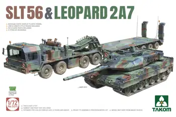TAKOM 5011 1/72 SLT56 & Leopard 2A7 Plastik model seti