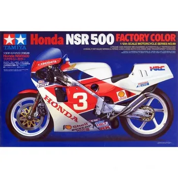 Tamiya 14099 1/12 Honda NSR 500 Motosiklet Montaj Modeli Yapı Kitleri Yetişkinler İçin Hobi Koleksiyonu DIY