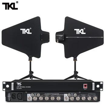 TKL 8 Kanallı Anten Dağıtım Sistemi 8 Takım Alıcı 500-950Mhz Aktif Yönlü anten uhf kablosuz mikrofon