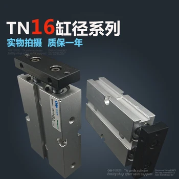 TN16 * 25 Ücretsiz kargo 16mm Çap 25mm İnme Kompakt Hava Tüpleri TN16X25-S Çift Eylem Hava Pnömatik Silindir