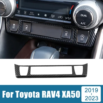 Toyota için RAV4 XA50 2019 2020 2021 2022 2023 RAV 4 XA 50 Hibrid Araba Merkezi Kontrol koltuk ısı düğmesi ayar kapağı Aksesuarları