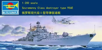 Trompetçi 03613 1: 200 Sovremenny Sınıf destroyer tipi 956E model seti