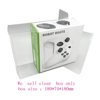 XBOX Serisi X için yüksek kaliteli şeffaf şeffaf kutu orijinal oyun denetleyicisi ekran saklama kutusu