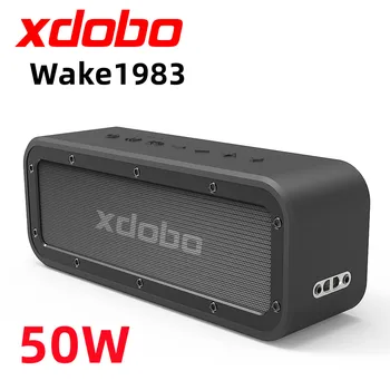 XDOBO 1983 50W Yüksek Güç Bluetooth Oyun Hoparlörler TWS 3D Stereo Subwoofer Kablosuz Ses Sütun Açık Taşınabilir Su Geçirmez