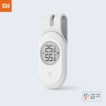 Xiaomi Youpin LEE GİTAR Akıllı Sıcaklık Nem Sensörü LCD Ekran Dijital Termometre Bluetooth İle Çalışır Mihome Mijia APP