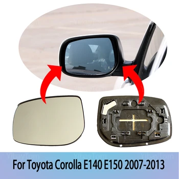 Yan Görünüm Dış Yedek Sol ve Sağ Araba dikiz aynası Cam Toyota Corolla için E140 E150 2007-2013