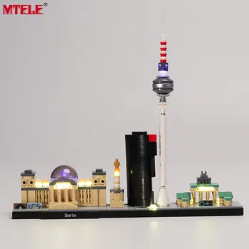 YEABRİCKS led ışık Kiti Oyuncak 21027 Mimari Berlin TV Kulesi