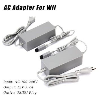 Yeni AC şarj adaptörü Wii Konsolu İçin 100 - 240V Ev Duvar Güç Kaynağı ABD/AB Tak Adaptörü Nintendo Wii Host Adaptörü