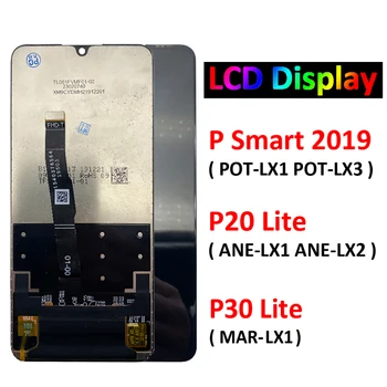 Yeni LCD ekran İçin Huawei P20 P30 Lite / P Akıllı 2019 POT-LX1 POT-LX3 Lcd Dokunmatik Ekran Değiştirme LCD Ekran Meclisi