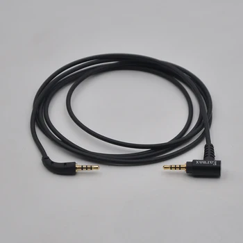 Yeni Siyah OCC 2.5 mm DENGELİ Ses Kablosu İçin B & W Bowers & Wilkins P5 serisi 2 P5 Kablosuz P9 İmza kulaklıklar