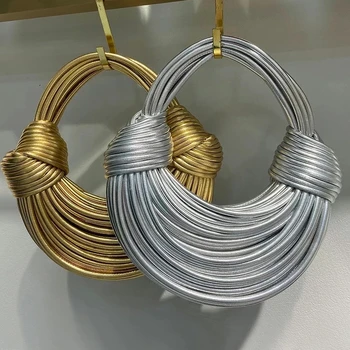 Yeni Yüksek Kaliteli Altın Gümüş tasarımcı çantaları ve Çantalar Kadınlar İçin Moda Parti Akşam el çantası 2022 Bayanlar Hobo Tote Çanta