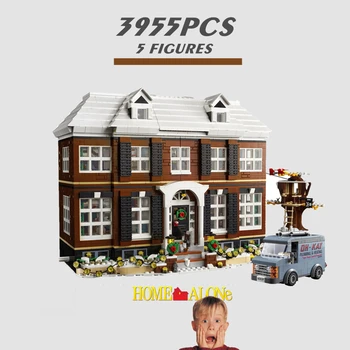 YENİ Fikirler Film 3955 ADET Fit 21330 Ev Tek Başına Ev Bebek Araba Modeli Yapı Taşları Tuğla çocuk oyuncakları Çocuklar Noel Hediyeleri