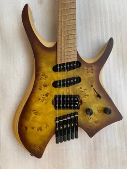 özel gitar kahverengi renk ssh manyetikler göndermeden önce resim göndermek